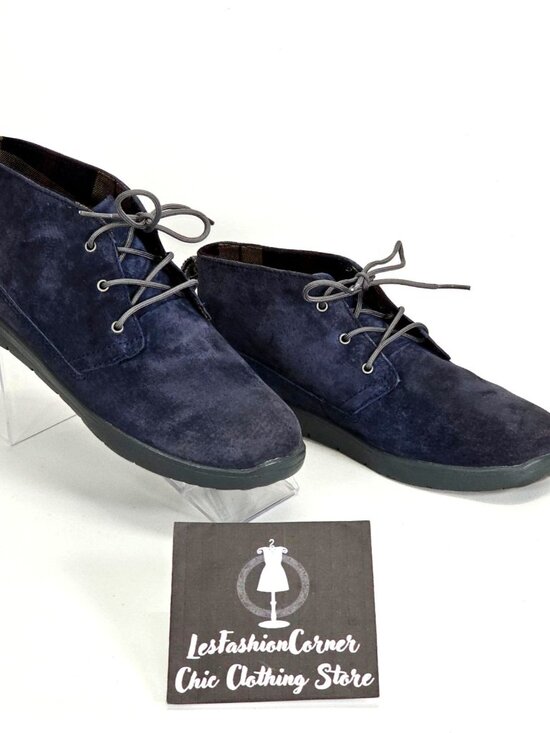 UGG Men\'s Blue Suede Canoe Chukka Treadlite Shoes Ankle Boots Sz 6 Wo\'s 7.5 1744 main image 14